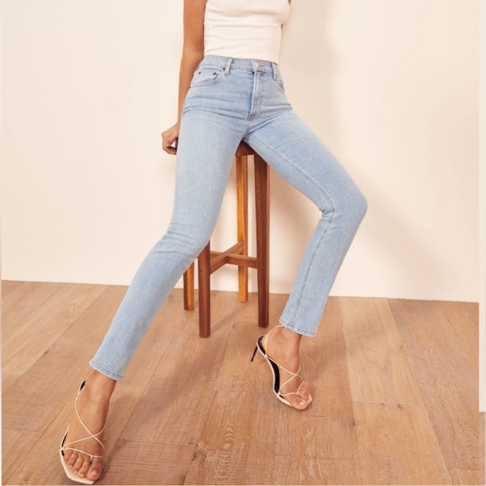 Reformation High & Skinny Jeans – Amalfi Wash – Size 27